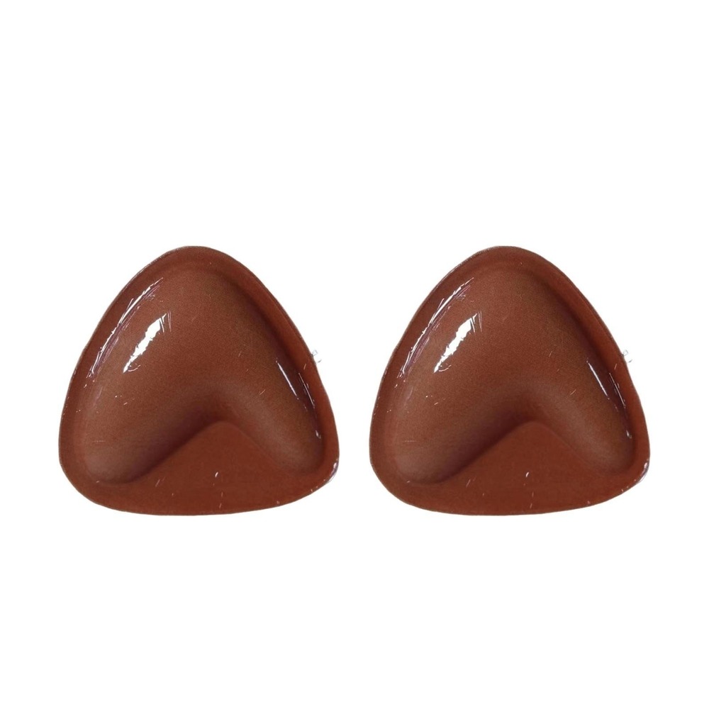 Brown Size C Cup Double Sided Adhesive Push Up Padded Bra Sticky Inserts Black‎
